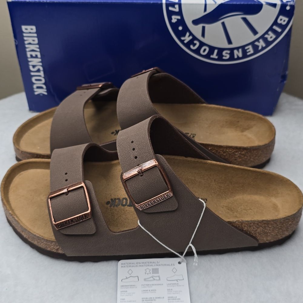 NIB Birkenstock Arizona BS Color: Mocca Sz W11 / M9 - Picture 5 of 9